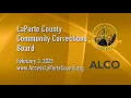 LaPorte County Community Corrections Board February 3 2025