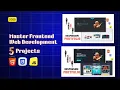 Build 5 Real World Projects in 4 Hours Full Frontend Projects HTML CSS JAVASCRIPT Tutorial