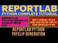 REPORTLAB REPORTLAB PYTHON TUTORIAL How To Generate Payslip From Csv Using Reportlab Python PART 61