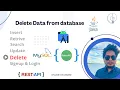 Delete Data from Database using API in Android App Lecture 7