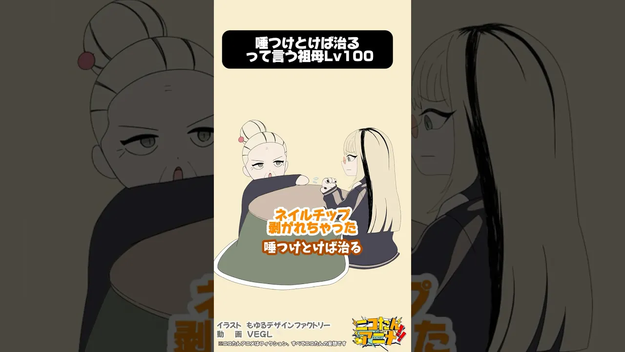 唾の粘度高すぎだろ　#ニコたんアニメ