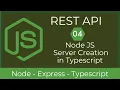 04 Node JS Server Creation in TypeScript REST API with Node TypeScript UiBrains