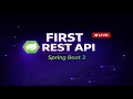 FIRST REST API with Spring Boot 3 Live Coding from Scratch