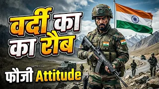 वर्दी का रौब ||फौजी Attitude ⚔️#Armyvideo #SSB #TIPB #CRPF #Ais #Armystatus