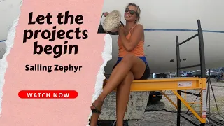 REPAIRING our 43´ SAILBOAT Ourselves (with no experience) | SAILING ZEPHYR – Ep. 149
