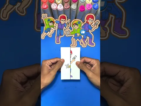 OC LEON BRAWL STAR ⭐️ | Which One Is Correct ✅? #brawlstars #colt #papercraft
