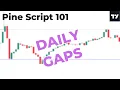 Pine Script 101 - DAILY GAPS