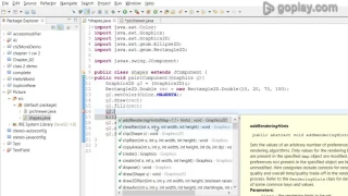 Making Shapes in Java part 2