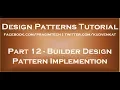 Builder Design Pattern Implementation