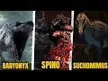 Lagu All 4 Spinosaurs in Jurassic Park | The Entire Lore Explained 