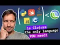Can you use Clojure for mobile backend frontend scripts desktop and embedded development