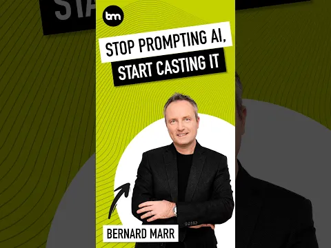 Stop Prompting AI – Start Casting It Instead