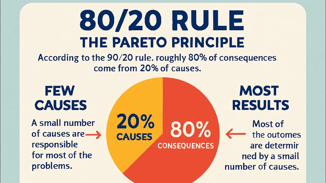 Outline Video The 80-20 rule-Pareto Principle) Your Key to Maximum Productivity-Why is it important-Lean Six Sigma