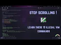 Vim Feels Illegal With These 10 Commands