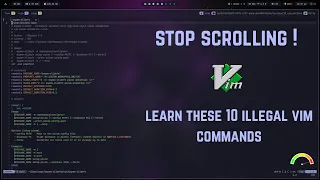 Vim Feels Illegal With These 10 Commands