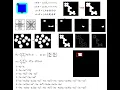 Morphological Operations and Hu Invariant Moments for Binary Images