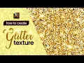 GLITTER TEXTURE ADOBE ILLUSTRATOR TUTORIAL FOR BEGINNERS