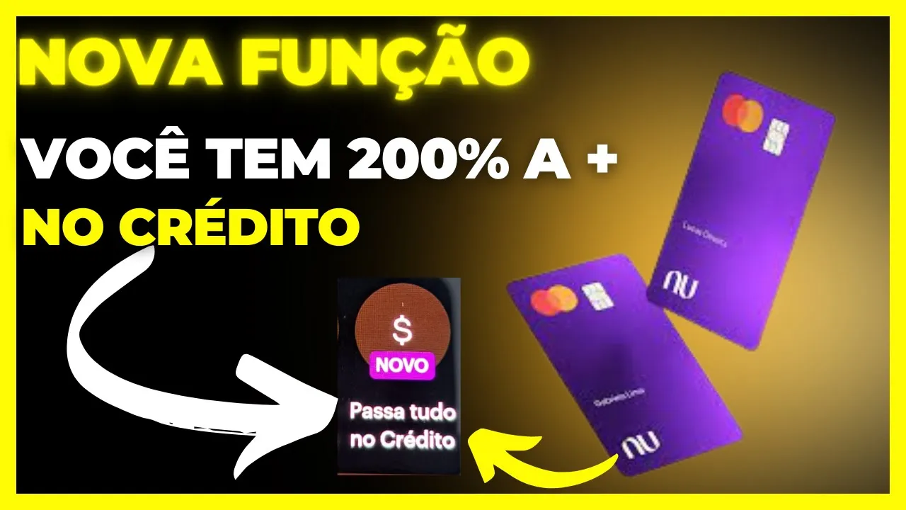 QUENTISSIMA - NOVA FUNÇÃO PASSA TUDO NO CRÉDITO NUBANK SEM USO DO CARTÃO por rei dos cartões