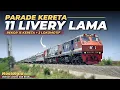 Download Lagu PECAH REKOR🔥 NOSTALGIA 11 LIVERY KERETA LAWAS \u0026 2 LOKOMOTIF MERAH PUTIH‼️ Parade Kereta Api Surabaya
