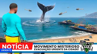 TEM UM MOVIMENTO MISTERIOSO NO MAR DO GTA 5...