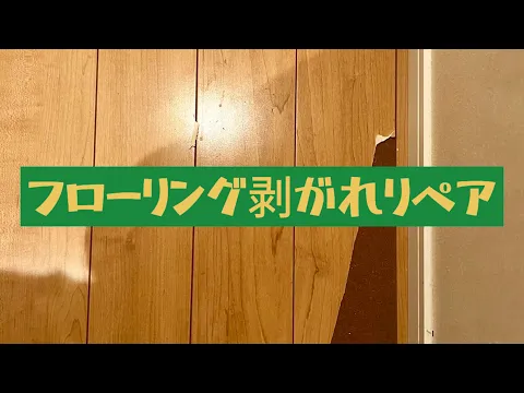 床のキズ　凹み　日焼けによる劣化などの補修★只今ペットの絵をプレゼント★