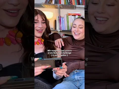 Hatice Schmidt & ich reagieren auf unsere ERSTE Makeup Challenge (8 Jahre später)