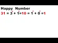 Happy Number in Java