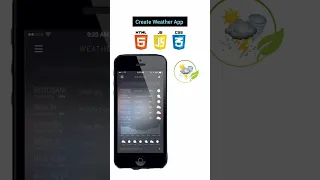 Create Weather App Using HTML CSS and JavaScript