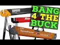 Best Bang for the Buck Sawhorse Buyer s Guide Quick Fold Steel Sawhorse