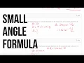 Small Angle Formula Practice
