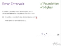Error Intervals Foundation and Higher GCSE JaggersMaths