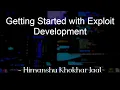 Getting Started with Exploit Development