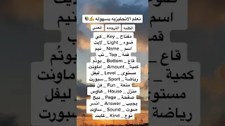 تعلم اللغة الإنجليزية بكل سهولة 