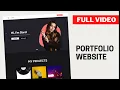 FULL COURSE Design A Responsive Portfolio Website Using HTML CSS JS