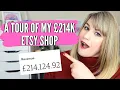 ETSY SHOP TOUR TAKE A LOOK AROUND MY FULL TIME JEWELRY ETSY SHOP FULL TIME ETSY SELLER