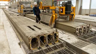 Hollow Concrete Floor Manufacturing Process Prestressed Hollow Core Slab Factory in Korea