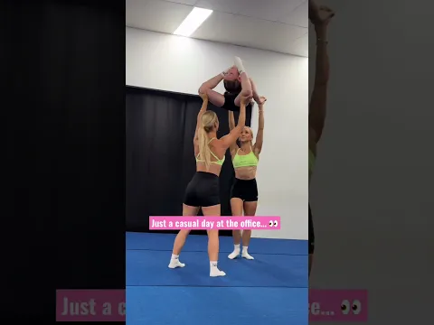 When you throw your flexible friend in the air… 👀