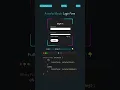 Animated Border Login Form Using HTML CSS