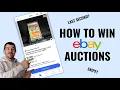 When to Bid on Ebay Auctions - How to Win Ebay Auctions