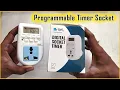 BlackT Digital Programmable Timer Socket Unboxing Review