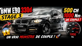 😱 BMW E90 330d STAGE 3 : 500 CH & 1000 Nm de Couple ! 😈 Un Vrai Monstre de Couple 🚀
