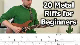 Download 20 Metal Guitar Riffs for Beginners (with Tabs) MP3