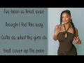 Halle ~ braveface ~ Lyrics 