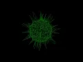 cool python Turtle Graphics python Simulation Corona Virus drawing in python turtle