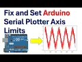 How to Fix and Set Arduino Serial Plotter Monitor Axis Limits - Solve Arduino Serial Plotter Issue