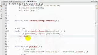 Java Notepad Project Find And Replace -part 13