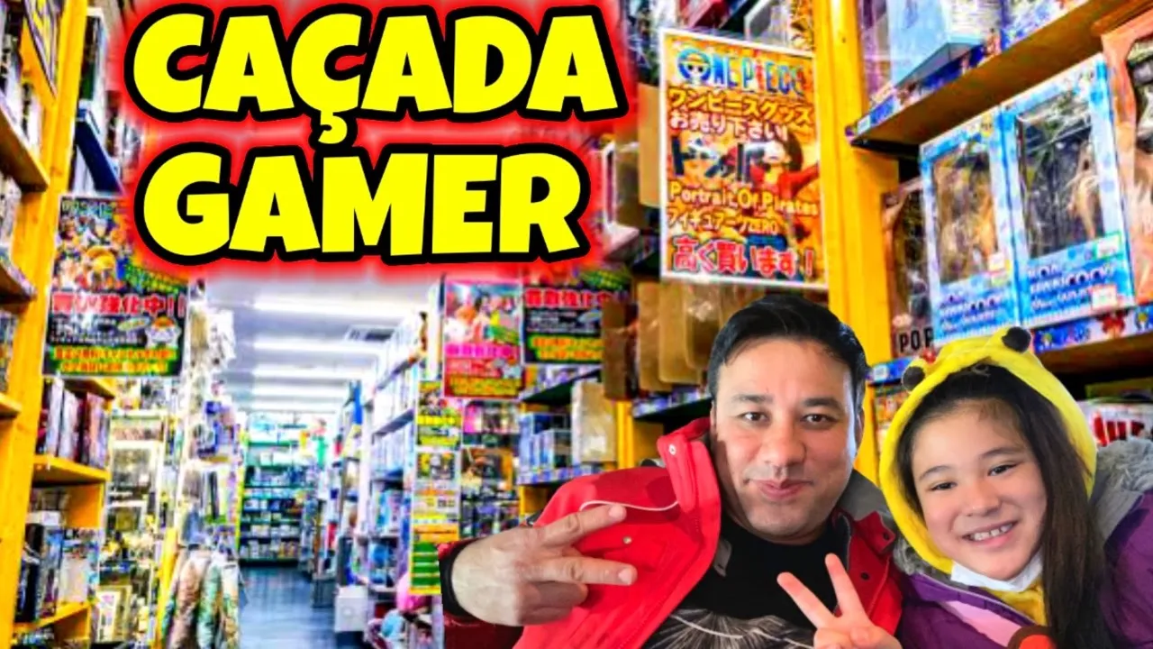 CAÇADA GAMER NO JAPÃO,  VAMOS NA LOJA DE GAMES USADOS