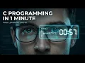 C Programming Basics in 1 Minute Mini Learning Shots