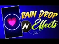Rain drop effect in mobile Node