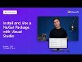 Install and Use a NuGet Package with Visual Studio NuGet 101 2 of5
